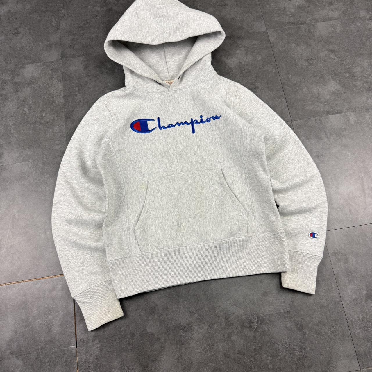 Vintage Champion USA sportwear big Logo classic embroidered hoodie