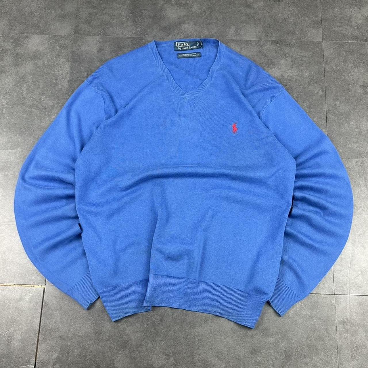 Polo Ralph Lauren 90s cotton V Neck Jumper