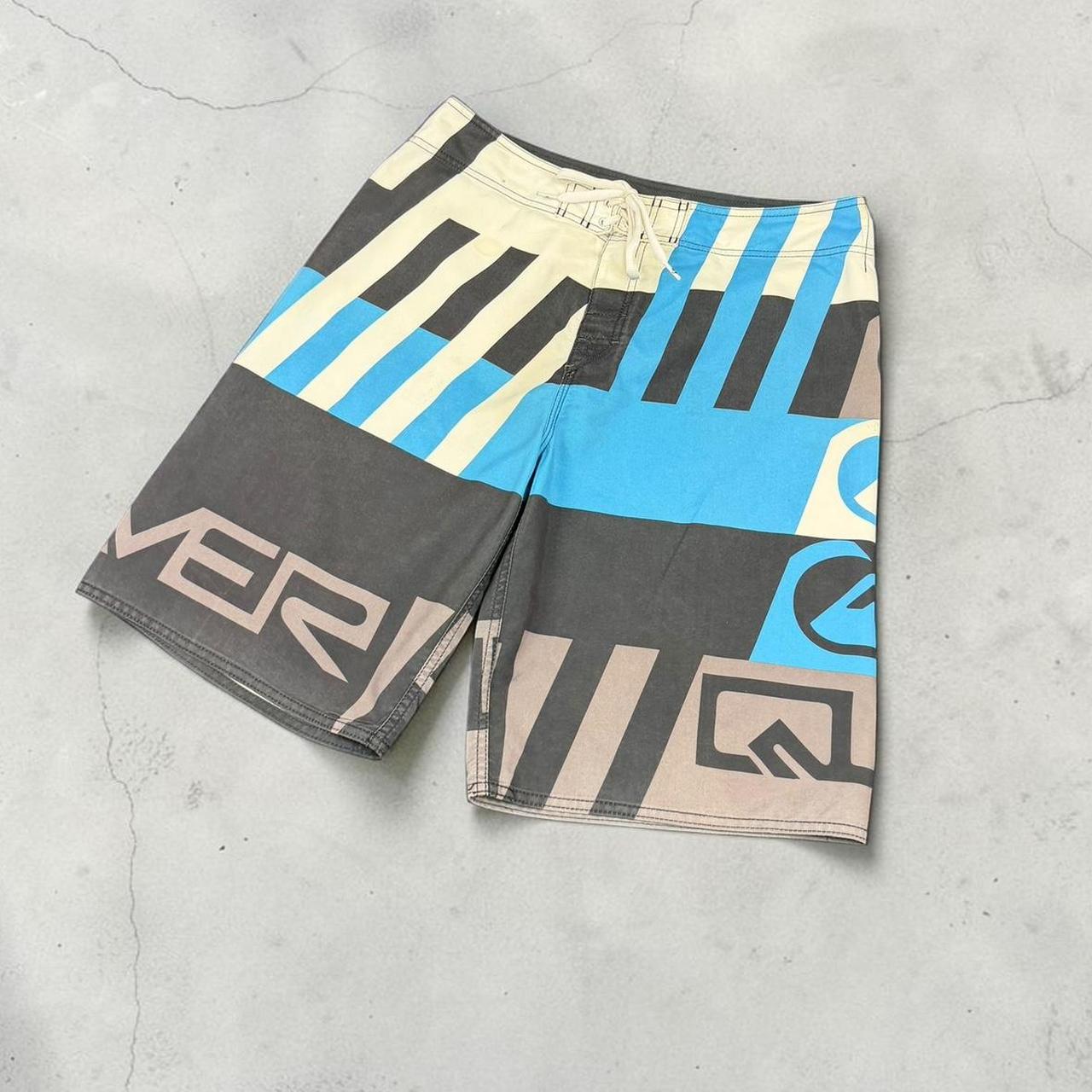 Quiksilver vintage Y2K Surfwear beach swim board shorts