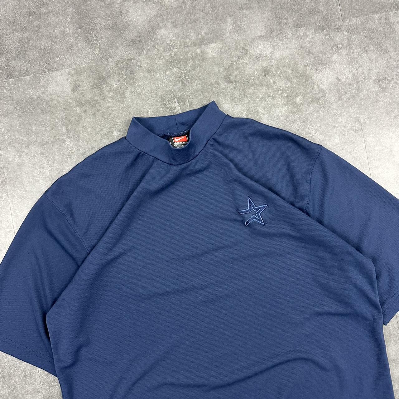 Nike Team dri-fit 2000’s lightweight blue T-shirt with embroidered star