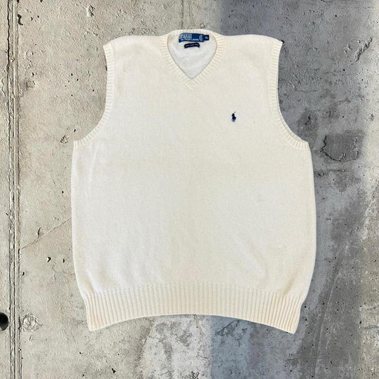 Polo Ralph Lauren 90s lambs wool V-neck knit vest