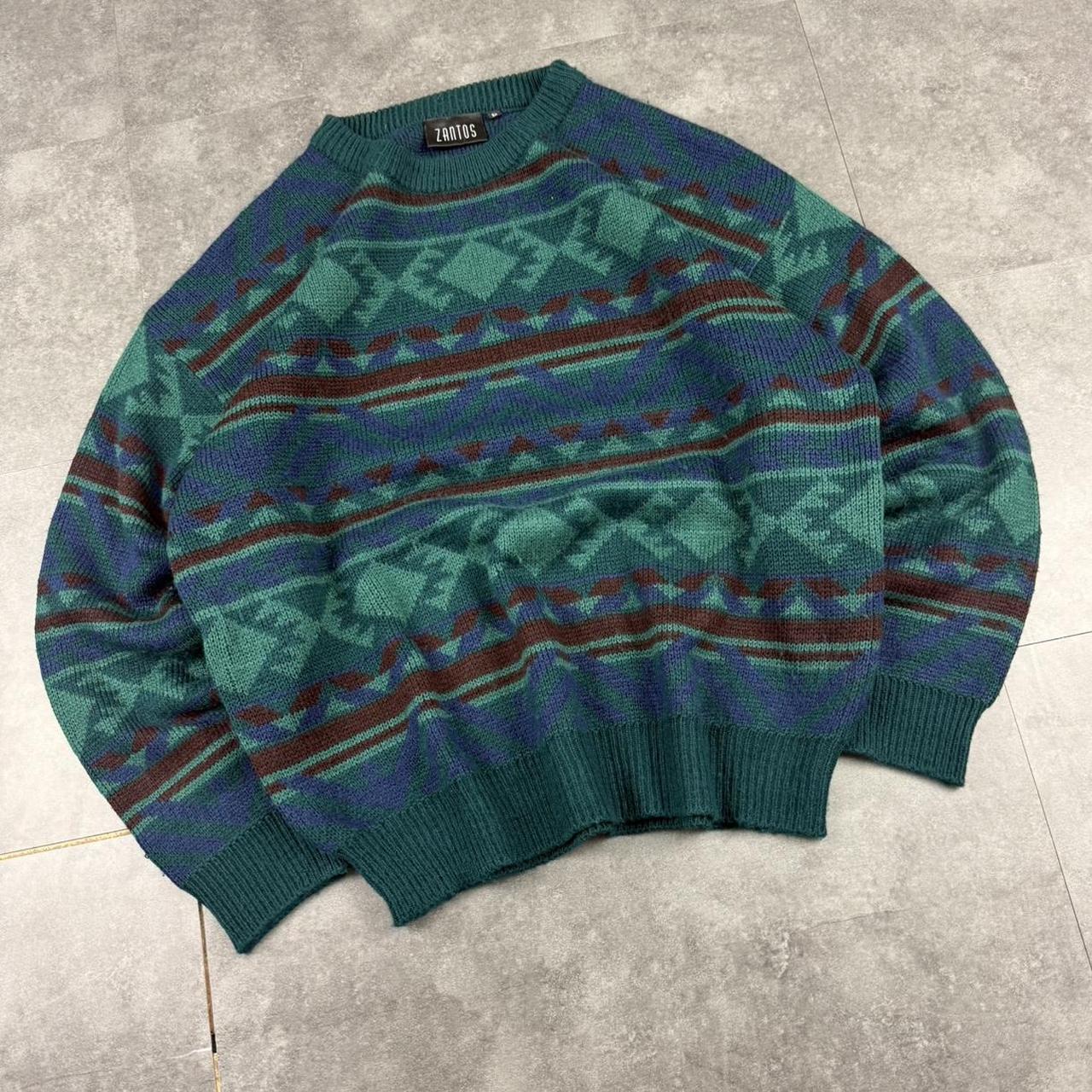 Vintage Zantos 90s chunky knit fisherman’s jumper