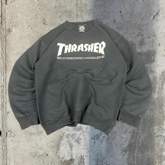 Thrasher Skateboarding Y2K classic spellout sweatshirt