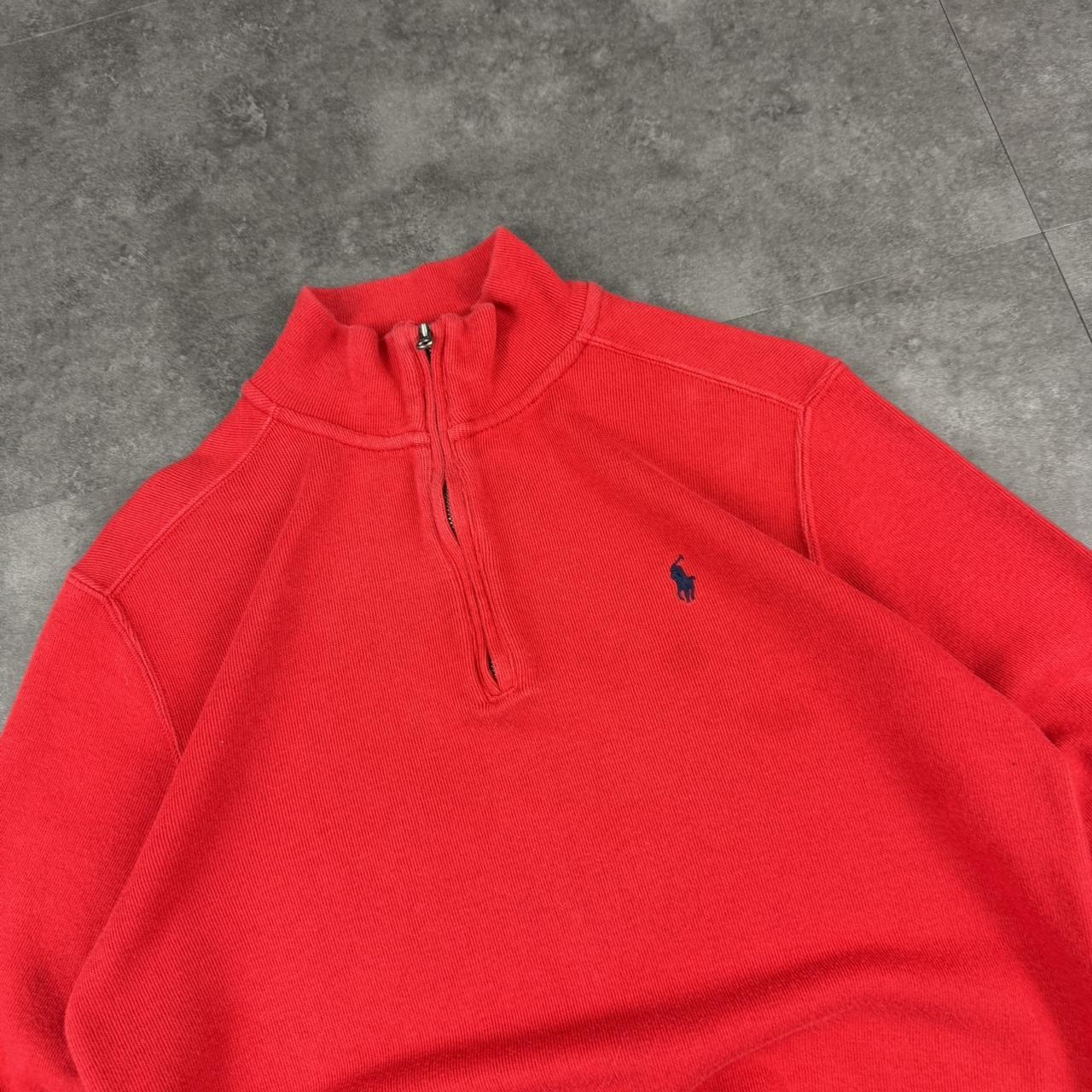 Polo Ralph Lauren 90s chunky knit 1/4 zip jumper