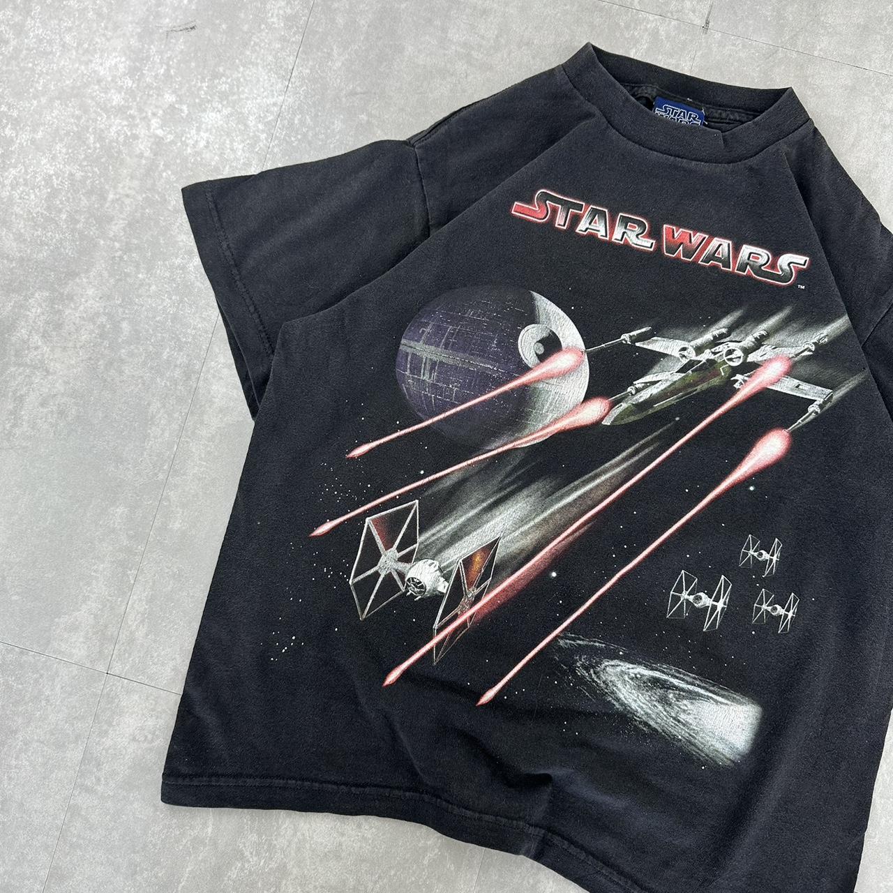 Rare Star Wars 90s/2000s Death Star space battle T