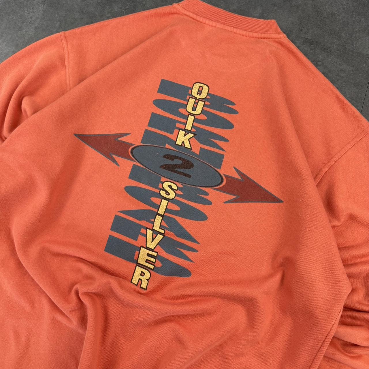 Quiksilver Vintage 2000s Surfwear company y2k spellout sweatshirt