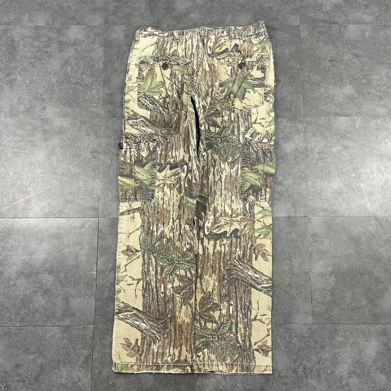 Realtree camo Mossy oak 2000s dungaree workwear cargo trousers