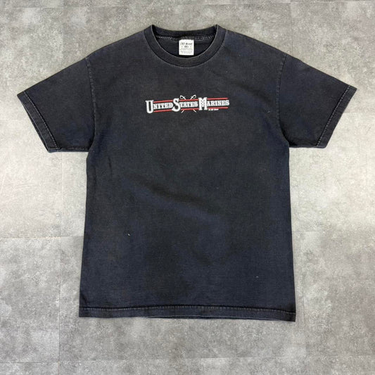 United States Marines USA print 2000s Y2k Graphic print T-Shirt