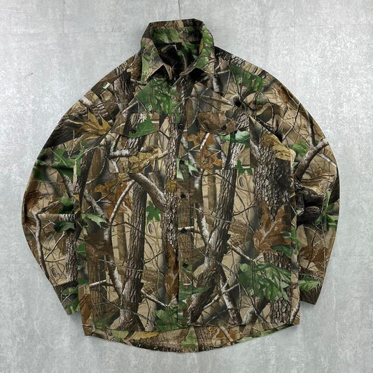 Realtree Ranger 2000s Shirt with camo pattern all over