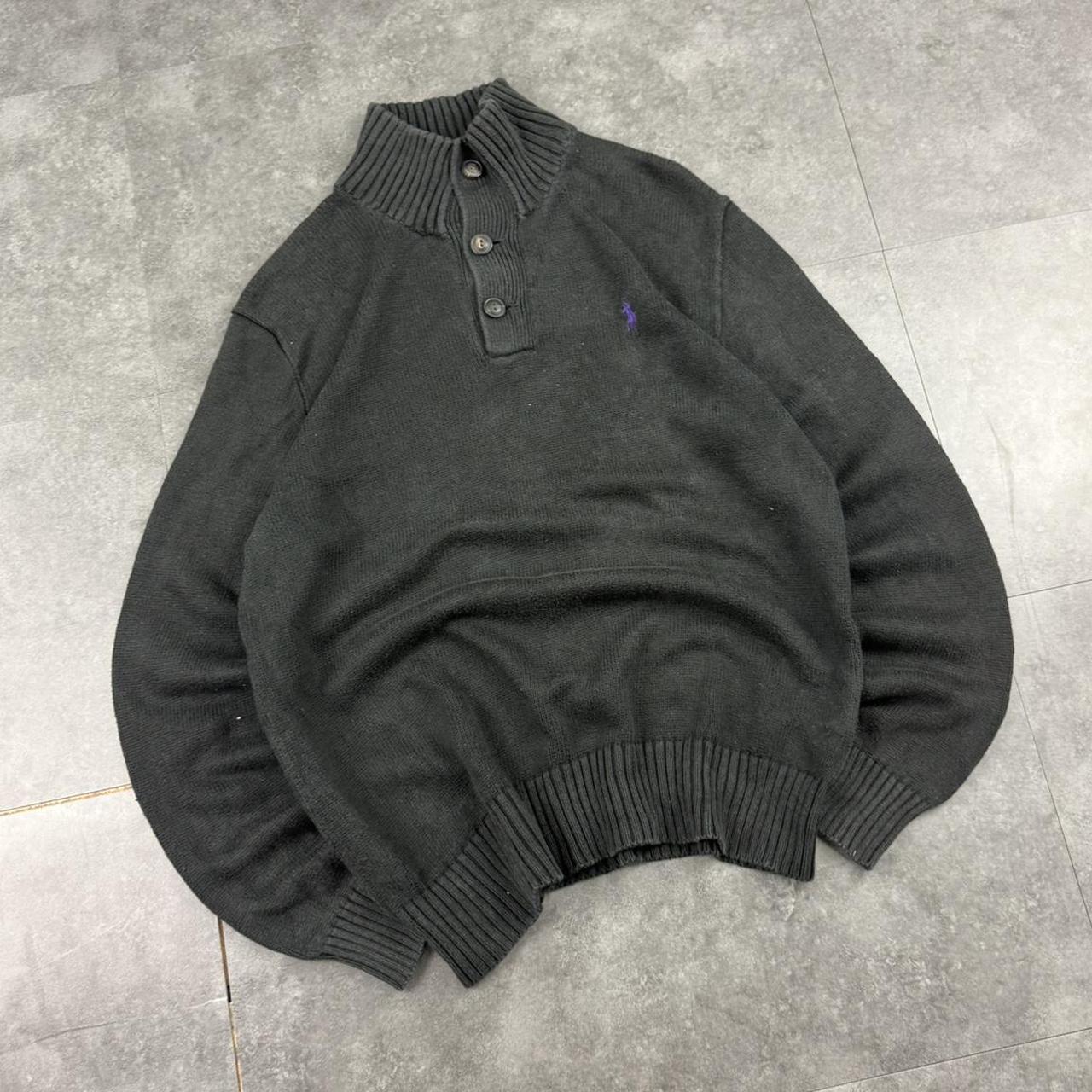 Polo Ralph Lauren 90s chunky knit button down jumper