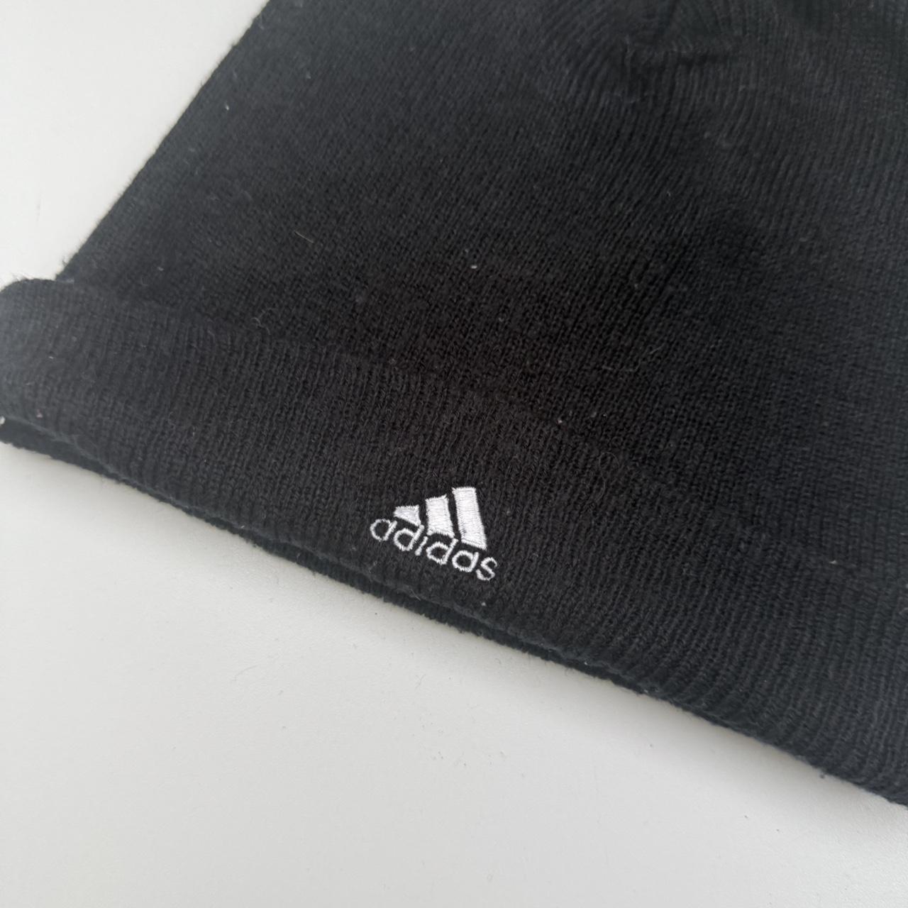 Adidas 2000s vintage football embroidered logo beanie hat