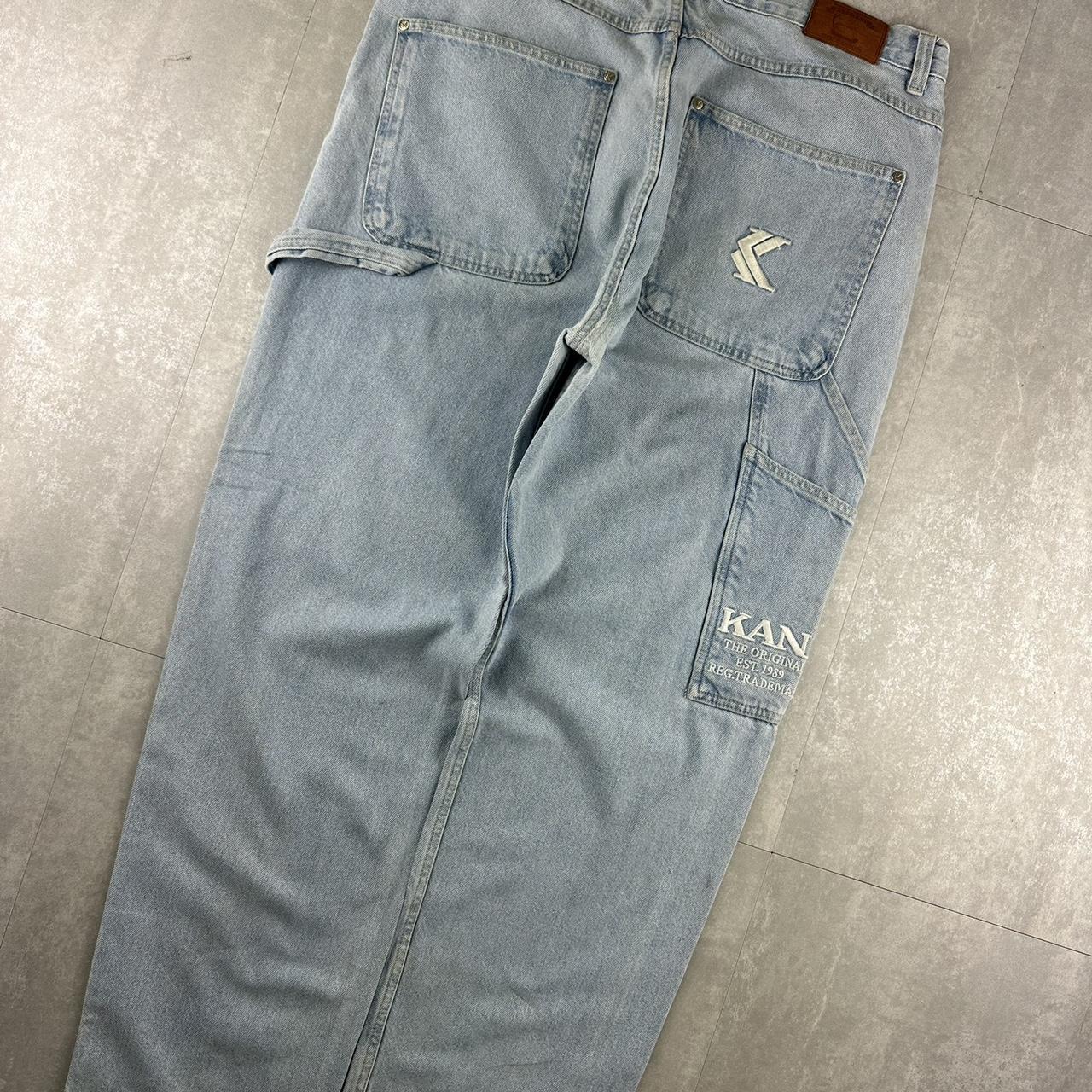 Karl Kani hiphop 2000s embroidered jeans