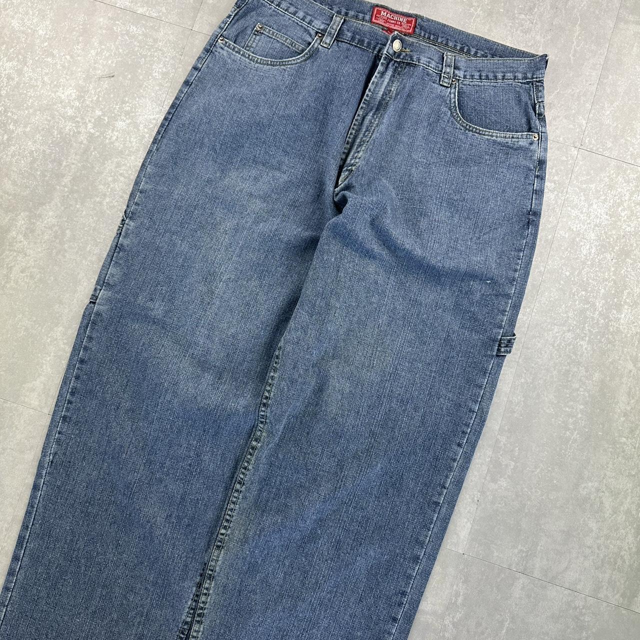 Machine grunge jeans 2000s spellout carpenter jeans