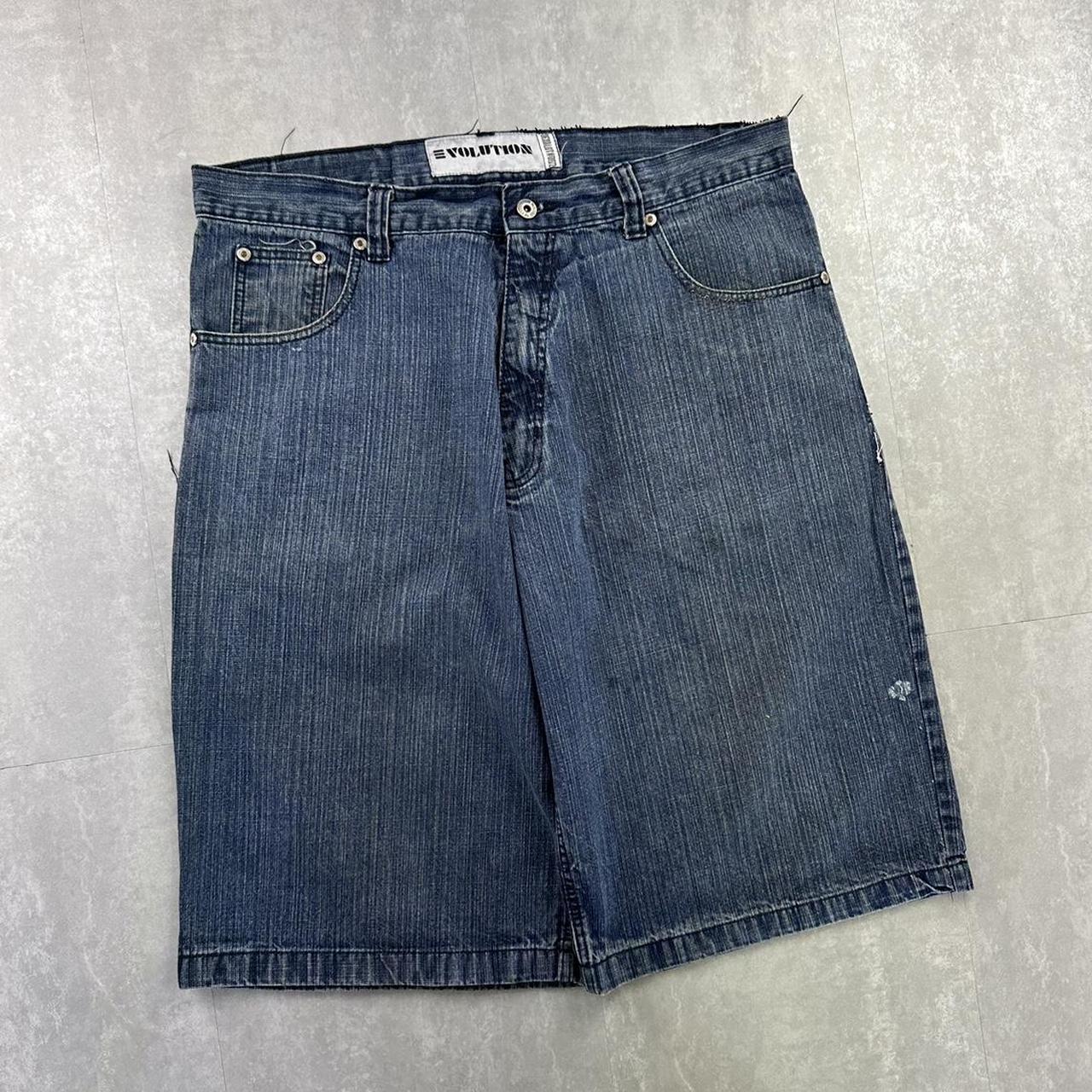 Japanese style 2000s spellout carpenter style skate jorts