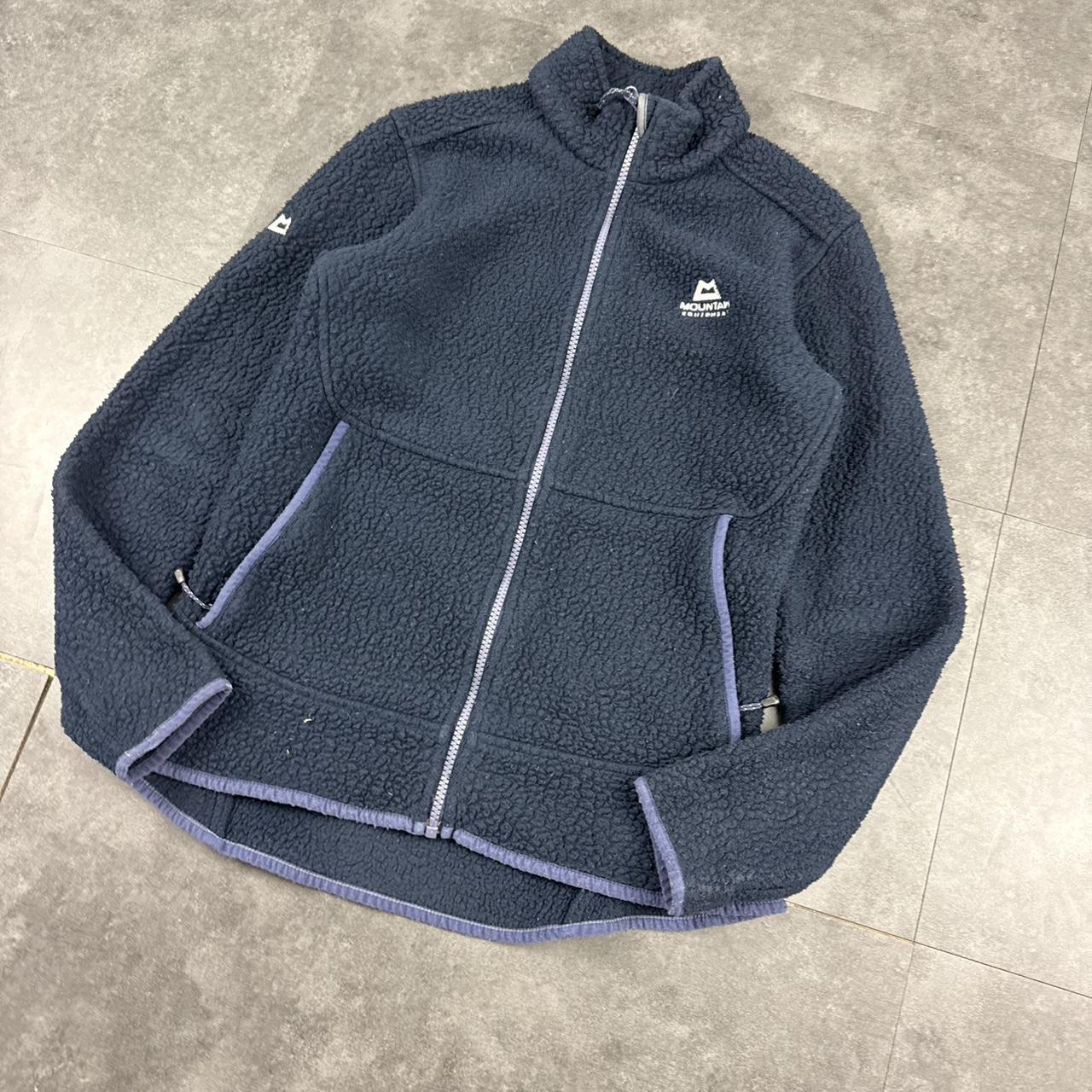 Vintage Mountain Equipment full Zip pile purple fleece