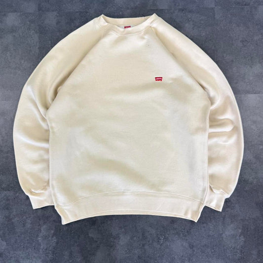 Levi’s 1999 Vintage 90s Embroidered Spellout Sweatshirt Y2k Sportswear