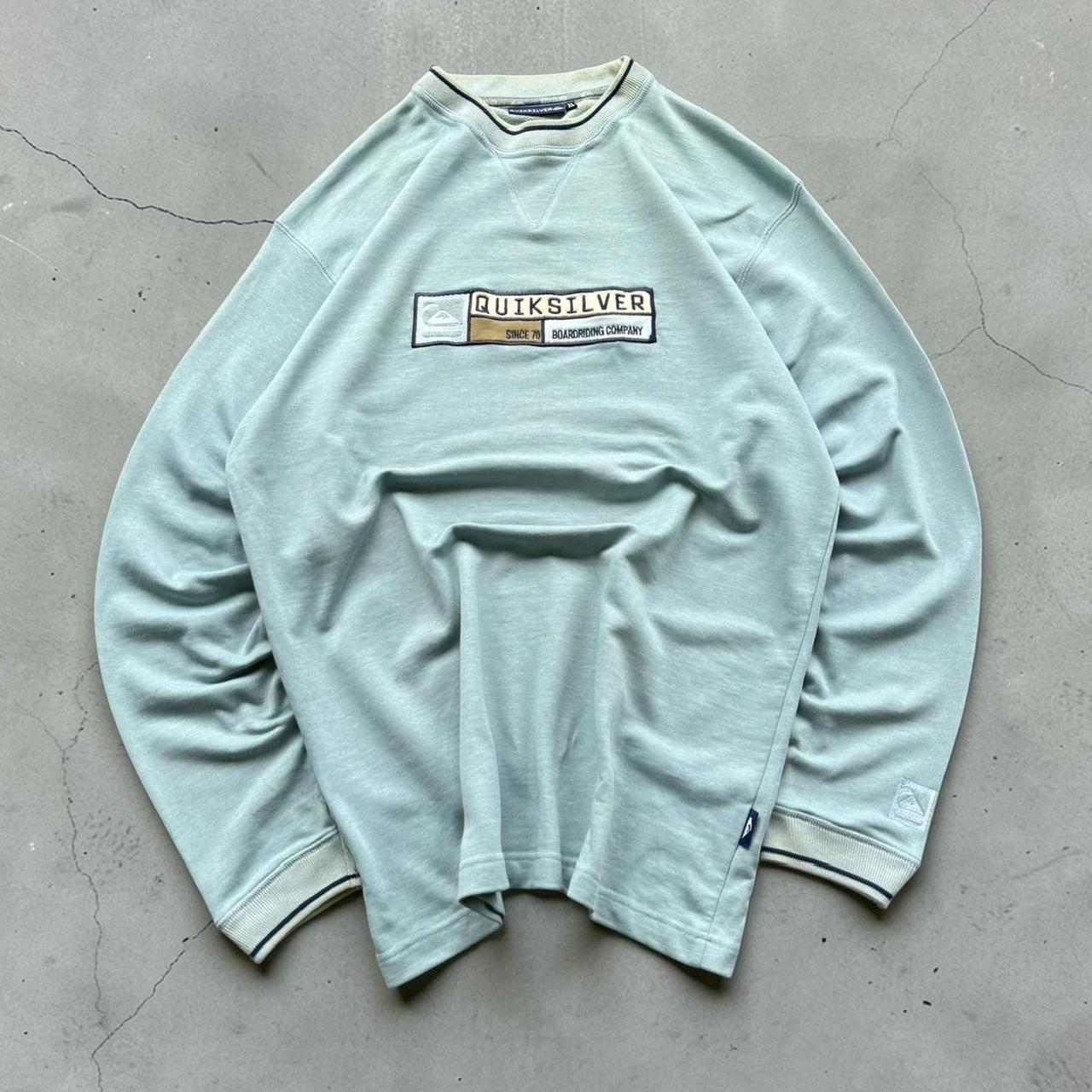 Quiksilver Vintage Y2K Surfwear 2000s spellout sweatshirt