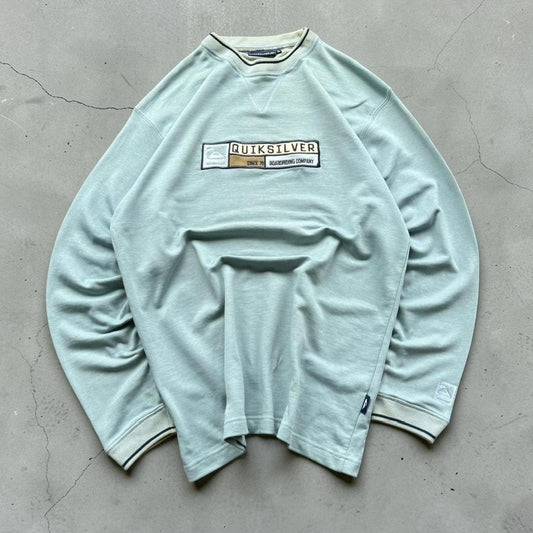 Quiksilver Vintage Y2K Surfwear 2000s spellout sweatshirt