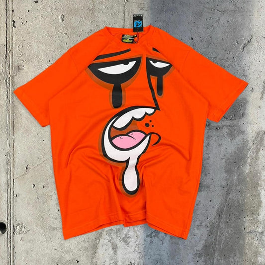 Enuff X mysterious Al Skateboards 2000s style brand new with tags print T shirt