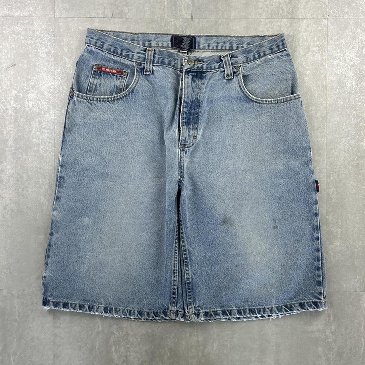 US Polo Assn 2000s spellout carpenter style jorts