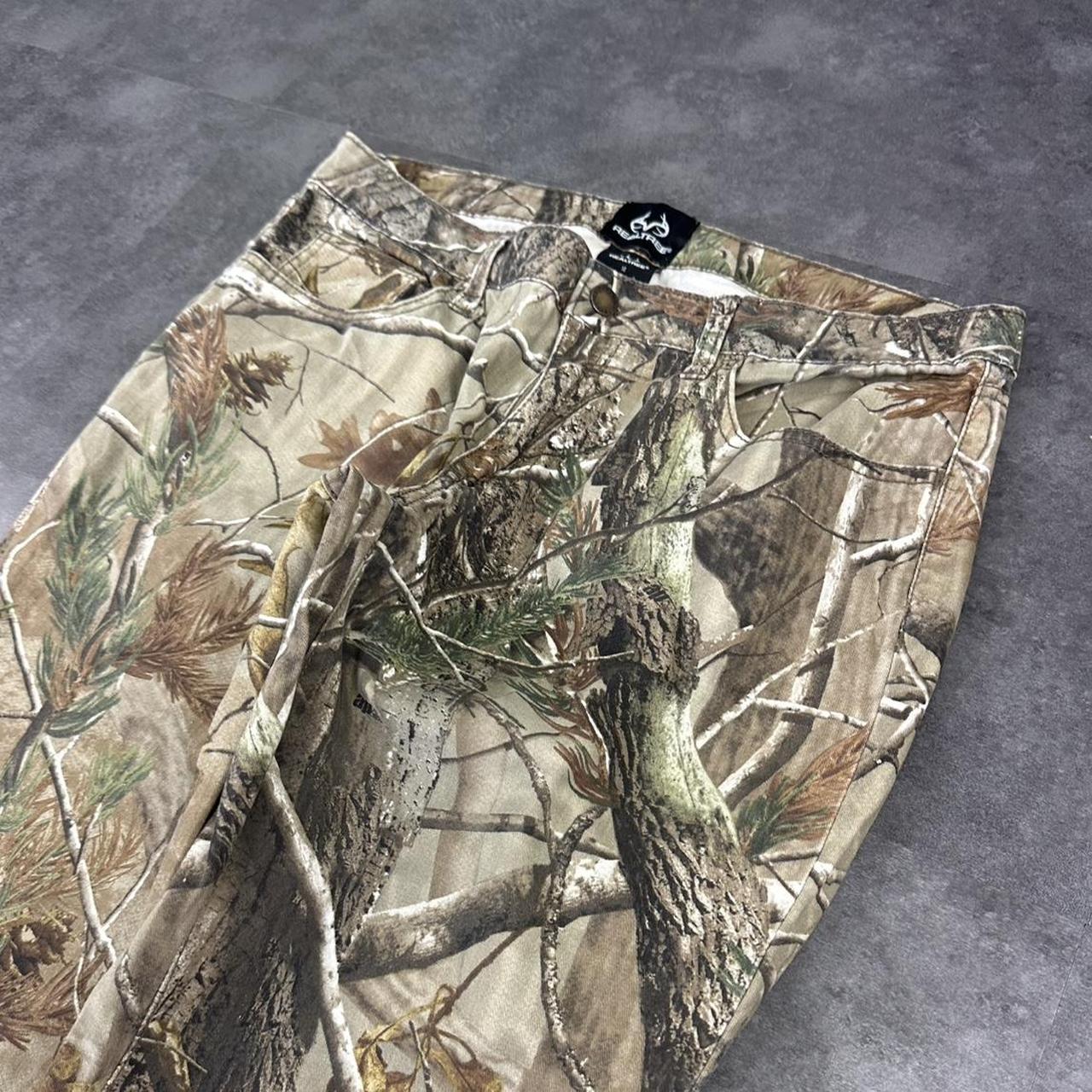 Realtree camo Mossy oak 2000s dungaree workwear cargo trousers