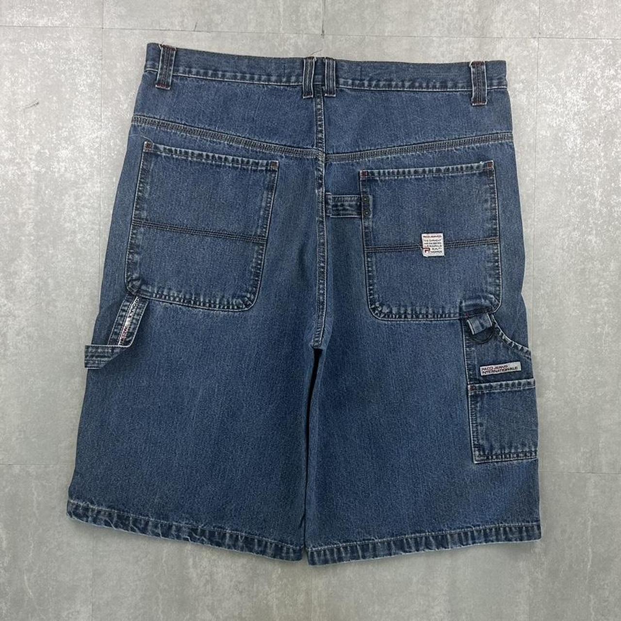 Paco Jeans 2000s spellout carpenter style jorts