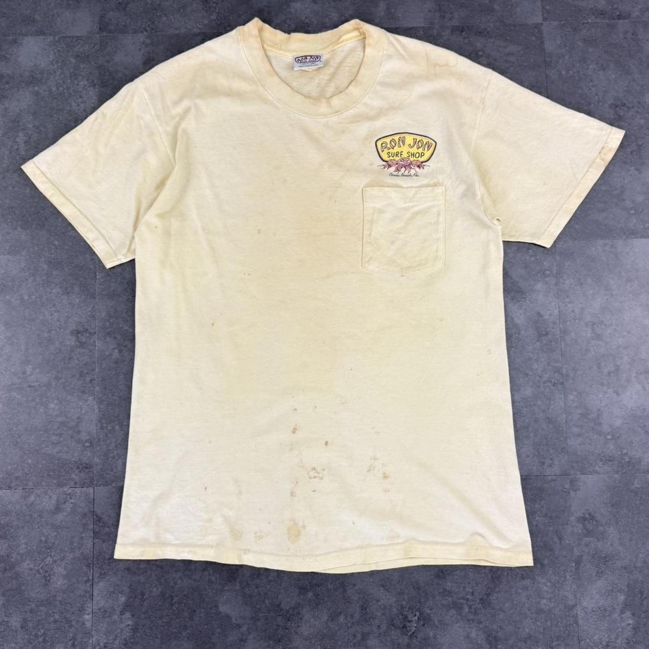 Ron John 2000s distressed print graphic logo streetwear T shirt