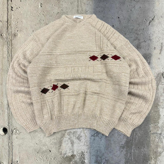 Vintage Bellisimo 90s chunky knit fisherman’s jumper