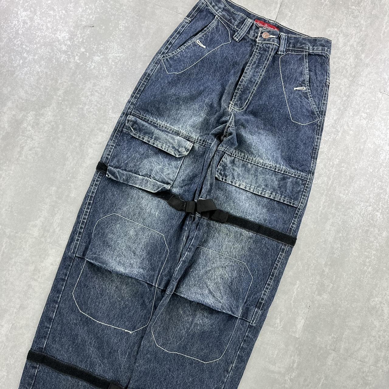 Jing Yang Denim jeans 2000s spellout carpenter skate jeans