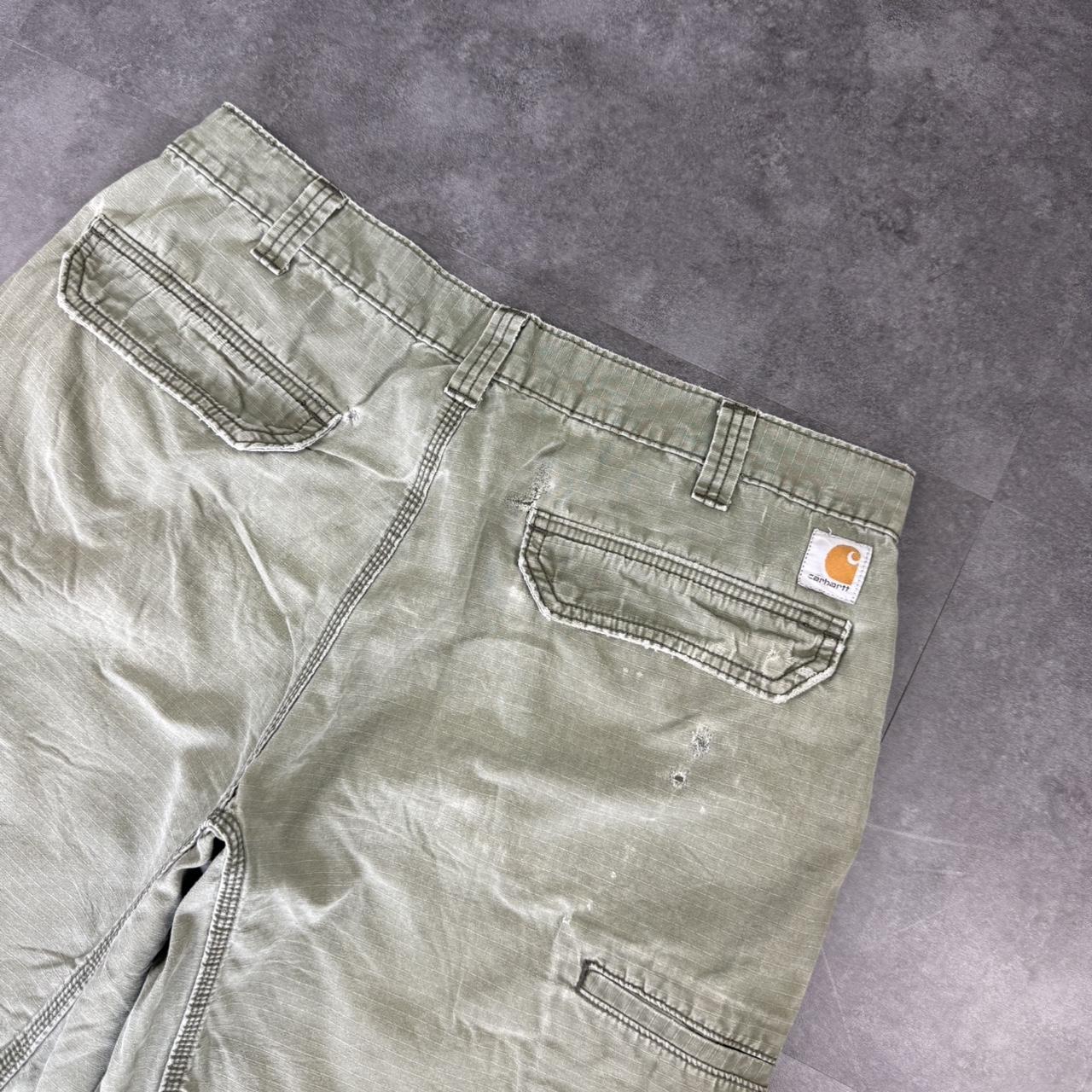 Carhartt 2000s dungaree workwear comfort fit cargo shorts