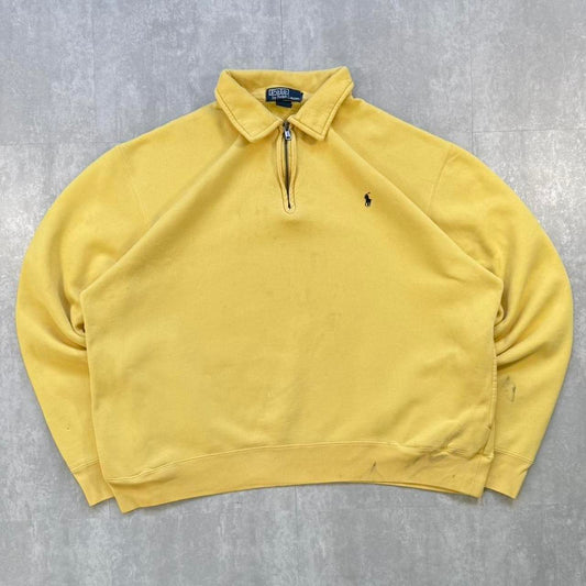 Polo Ralph Lauren 2000s pull over 1/4 zip polo sweatshirt