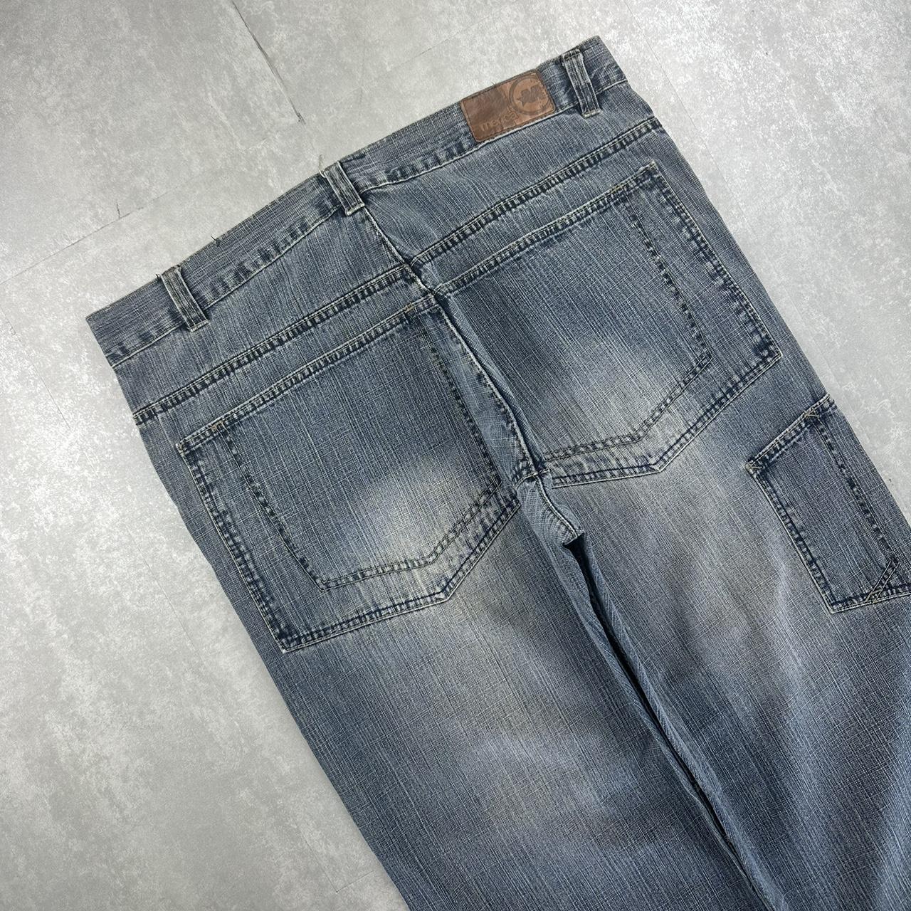 Mecca Japanese style 2000s spellout carpenter style jorts