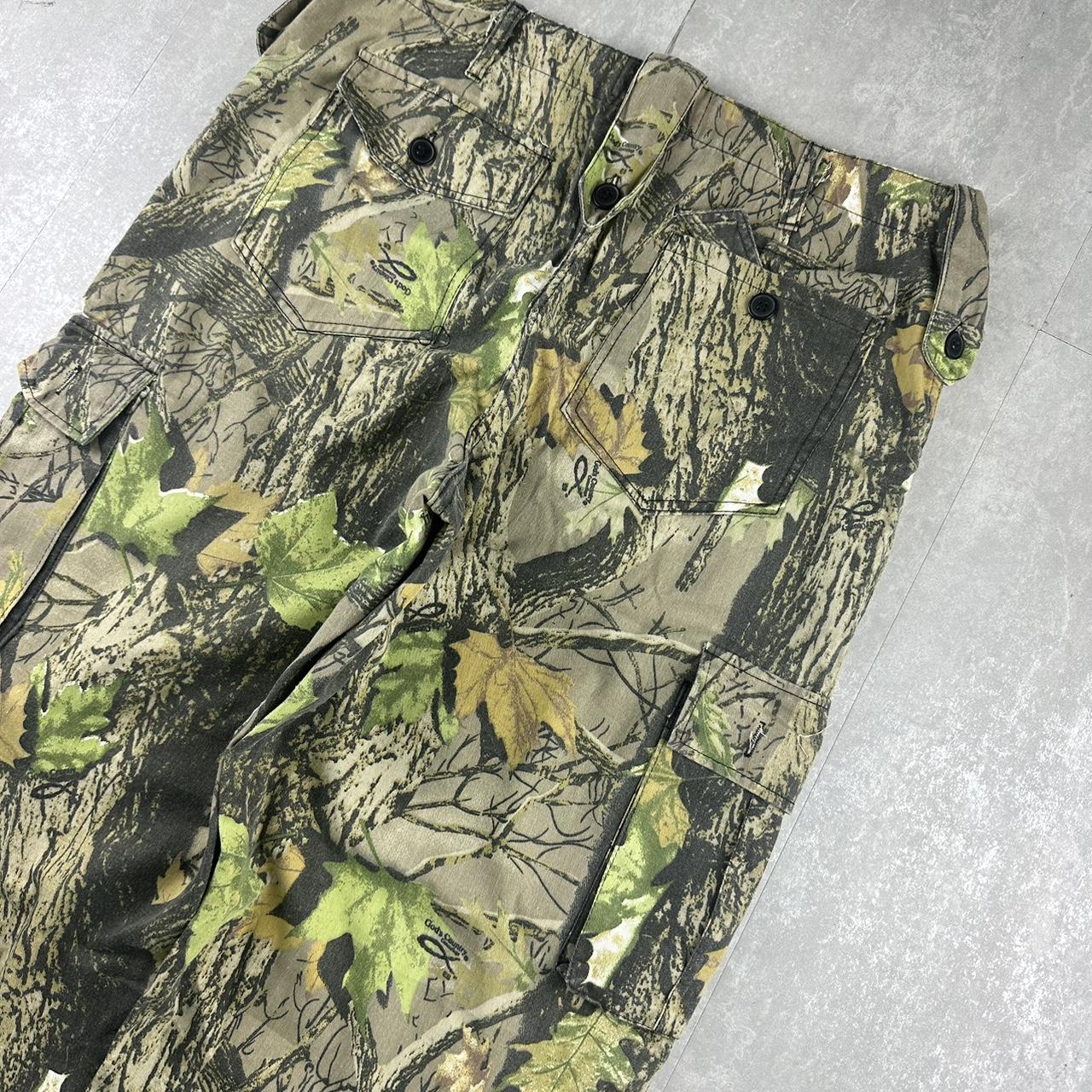 Realtree mossy oak camo 2000s dungaree workwear cargo trousers