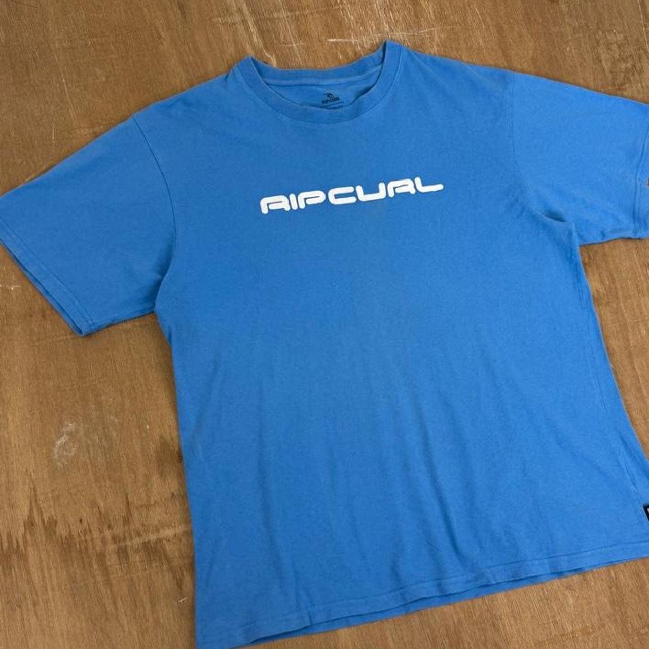 Rip Curk Surfwear blue Y2K T-Shirt