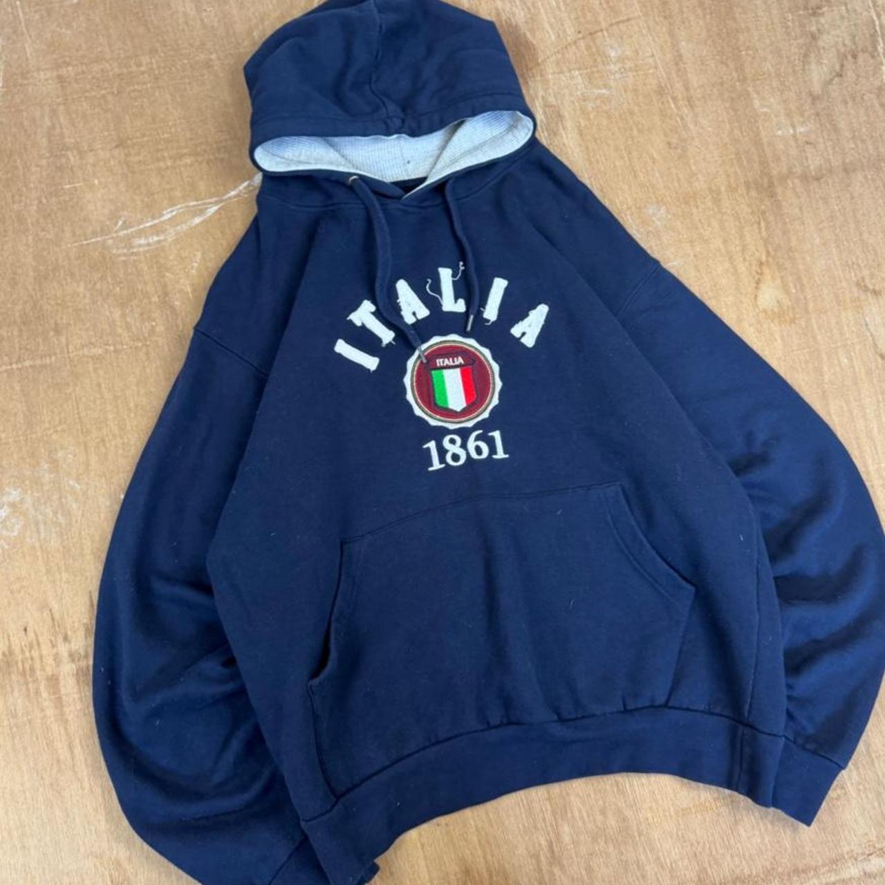Italia vintage Y2K football Italian 2000s hoodie