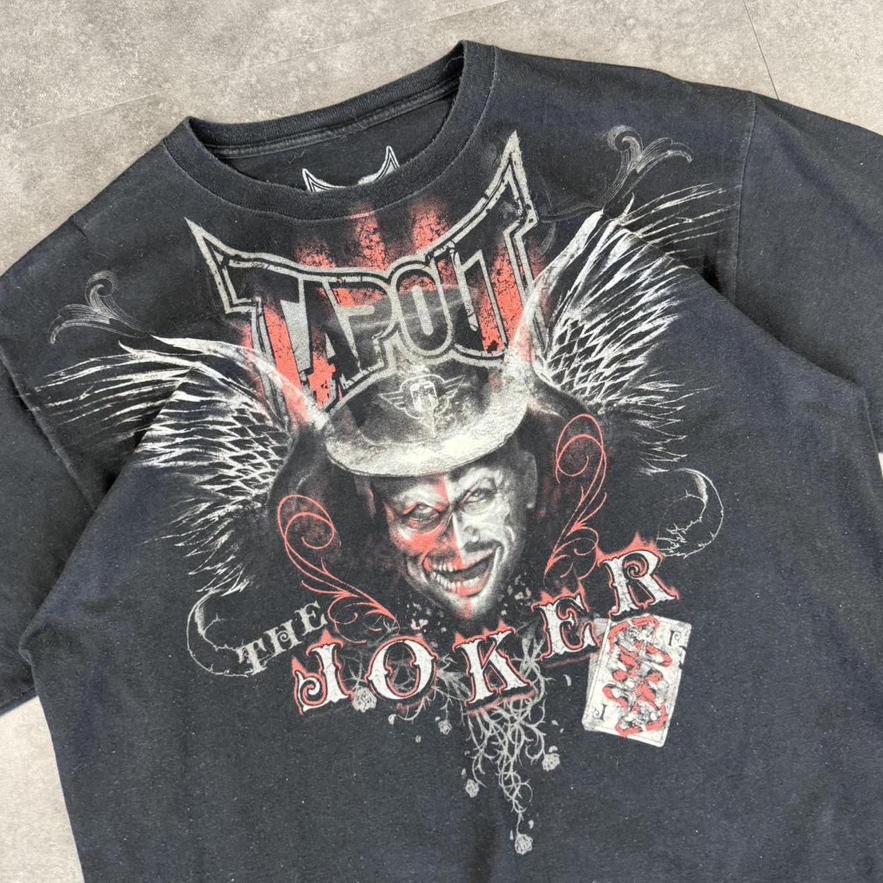 Tapout 2000s skate mma elite affliction Spellout graphic T shirt