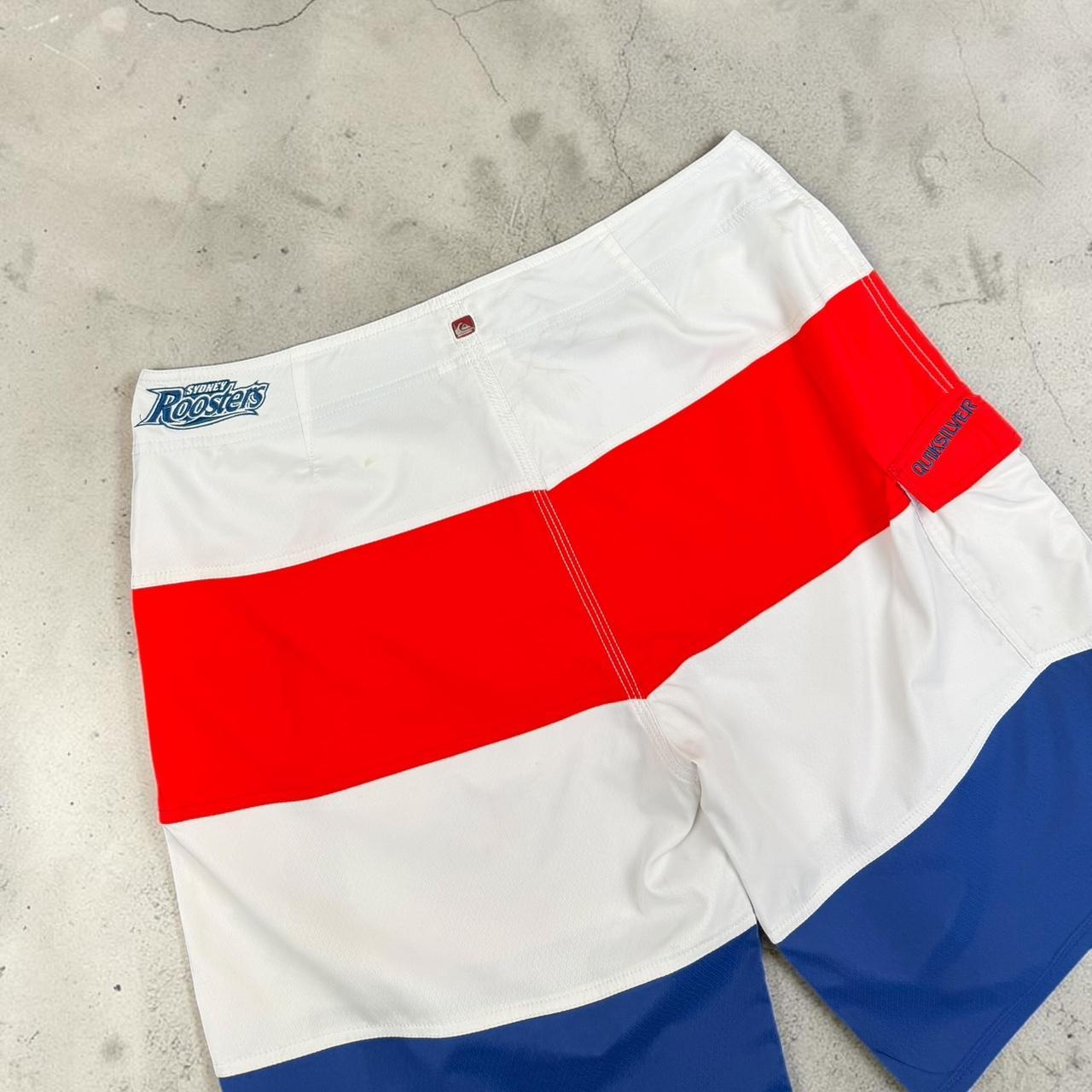 Quiksilver Ausrtria rugby surfer vintage Y2K Surfwear beach swim board shorts