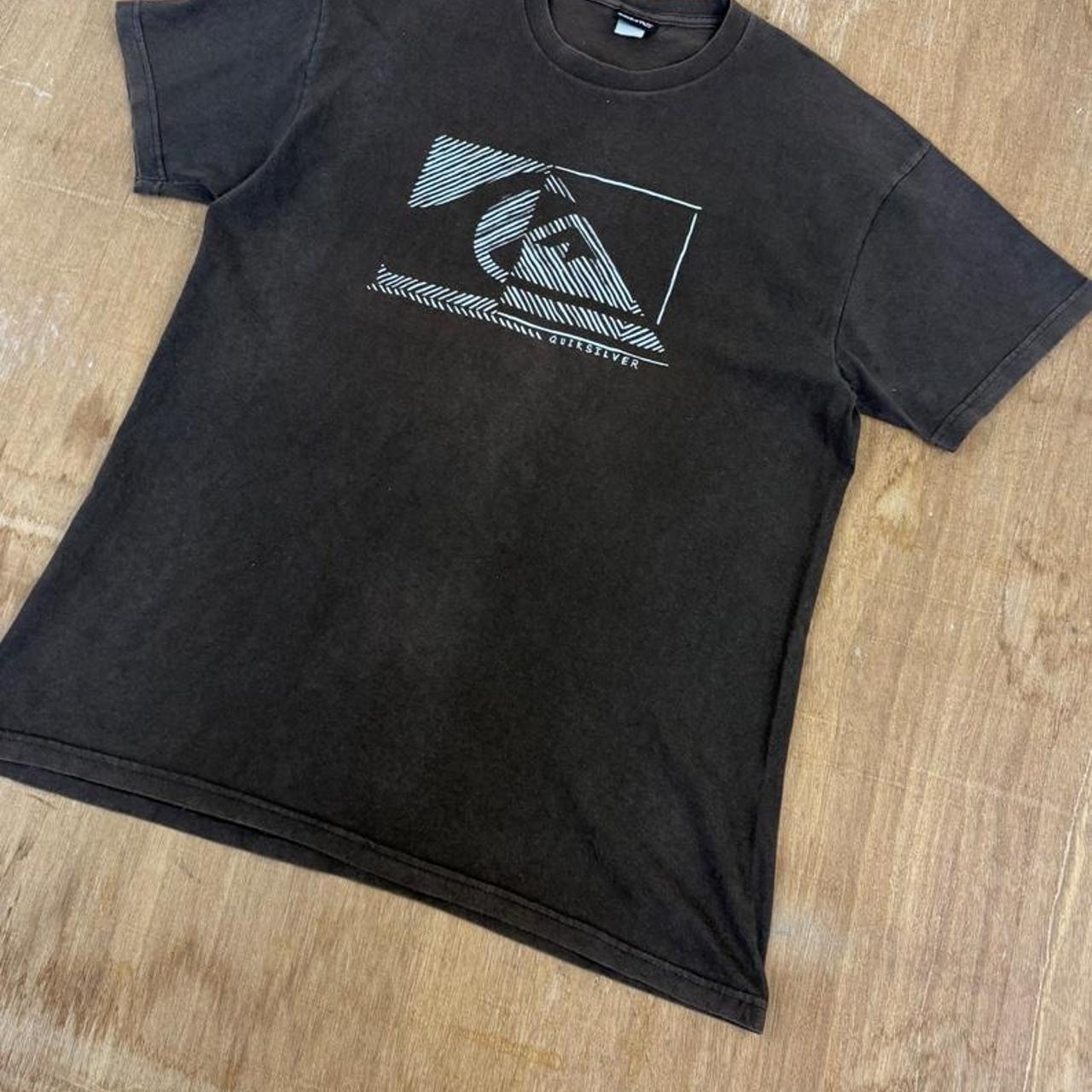 Quiksilver Surfwear brown Y2K T-Shirt