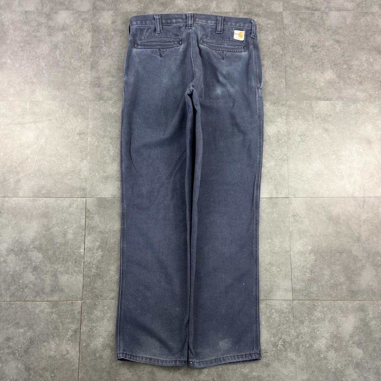 Carhartt 2000s dungaree workwear comfort fit denim cargo trousers