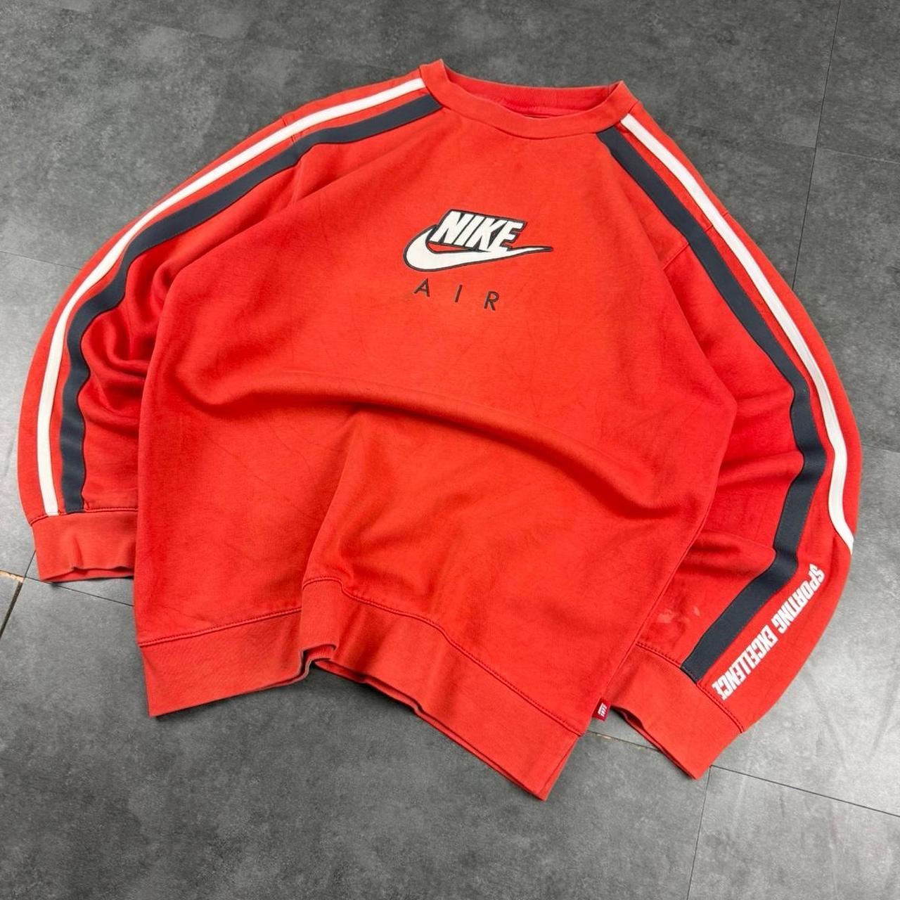 vintage Nike Air 2000s spellout embroidered big spellout sweatshirt