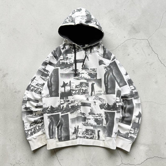 Rip Curl Y2K Surfwear big spellout snowboard hoodie