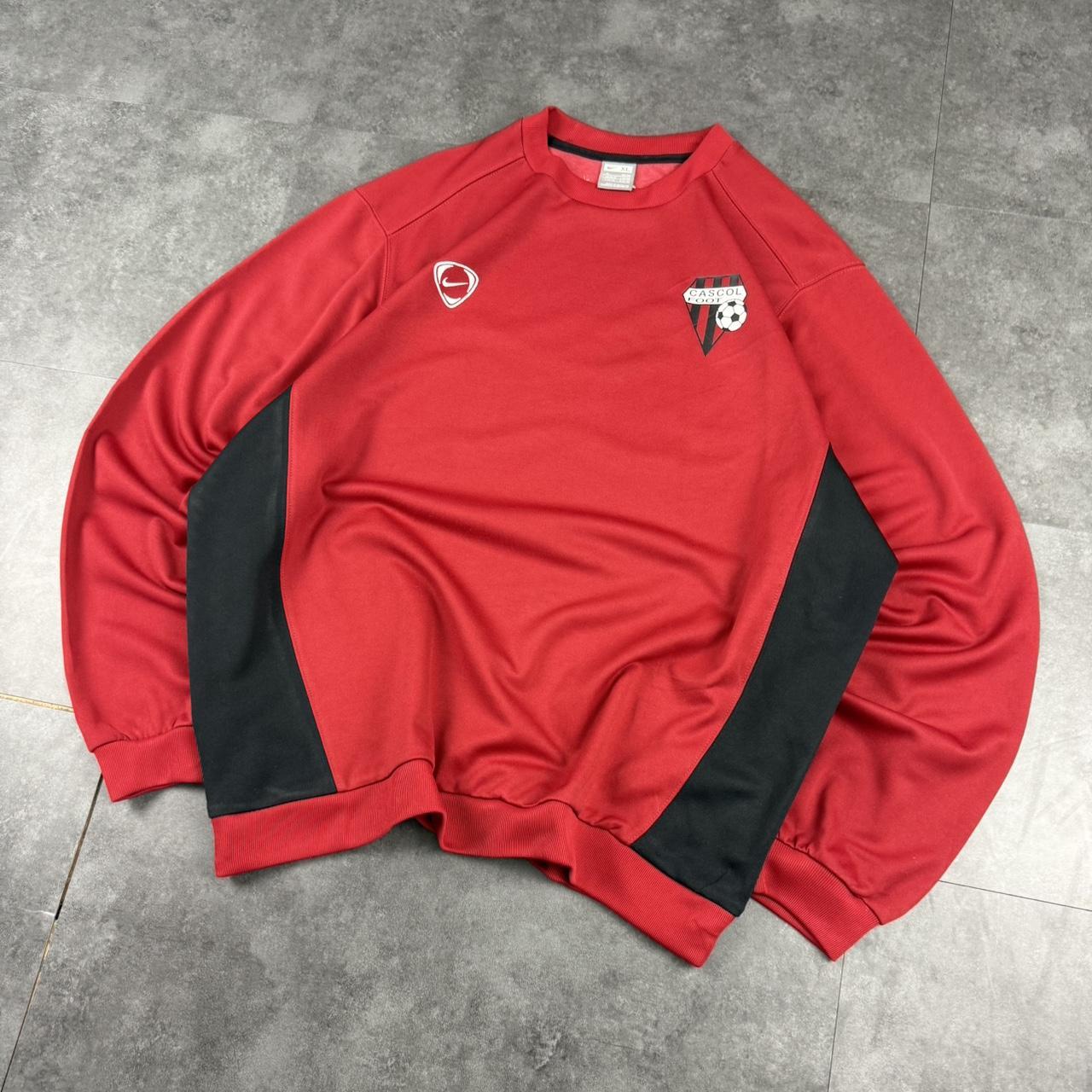 vintage Nike T90 2000s spellout embroidered big spellout football sweatshirt