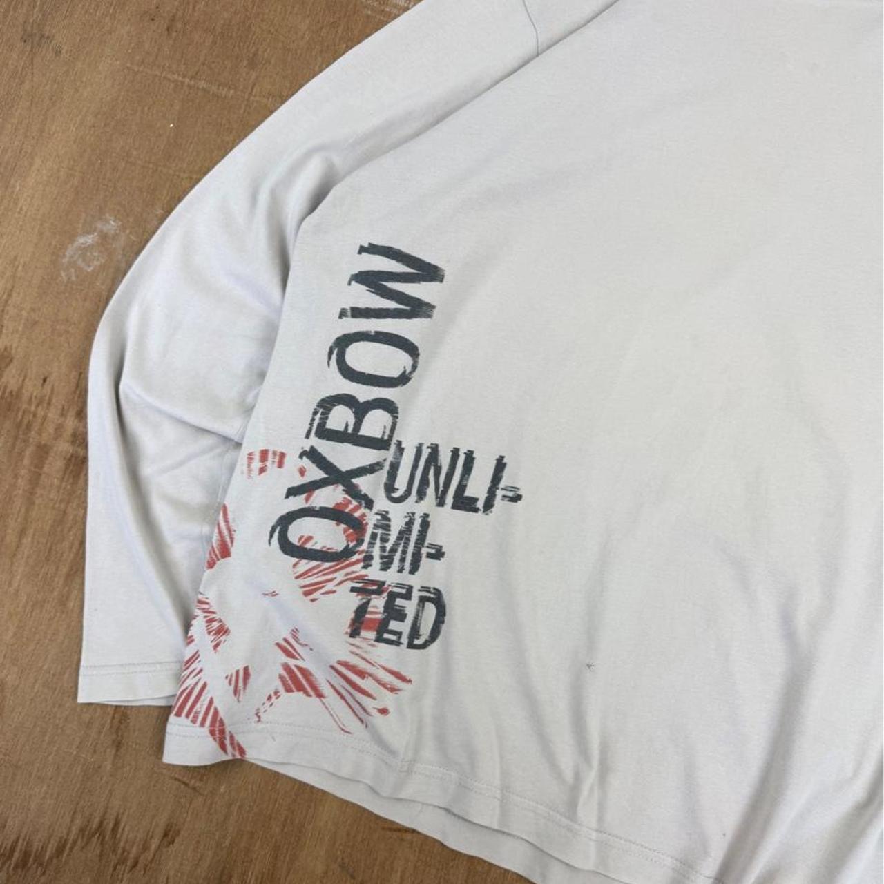 Oxbow Vintage Y2K skiing print long sleeve T-Shirt