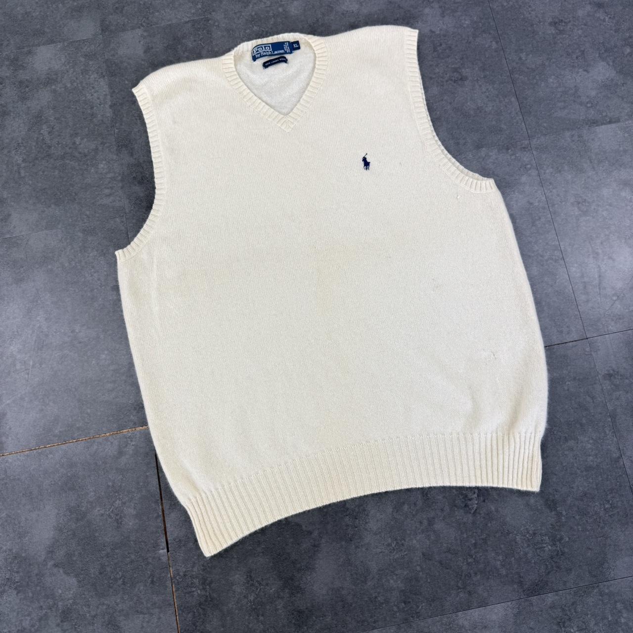 Polo Ralph Lauren 90s lambs wool V-neck knit vest