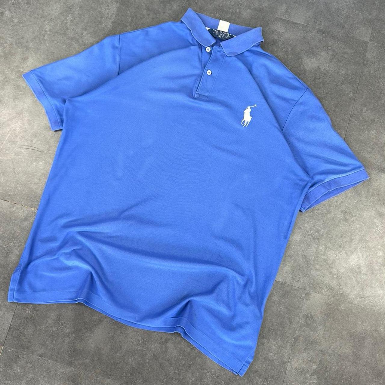 Polo Ralph Lauren 2000s Cheif Keef embroidered logo collared golf T shirt