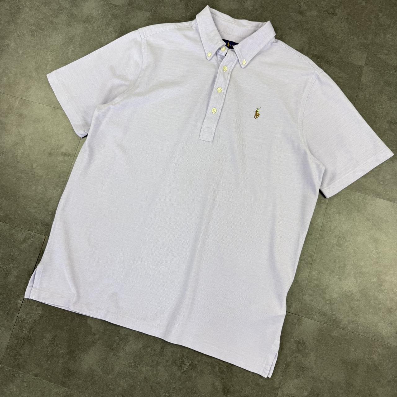Polo Ralph Lauren 2000’s USA embroidered lilac polo shirt