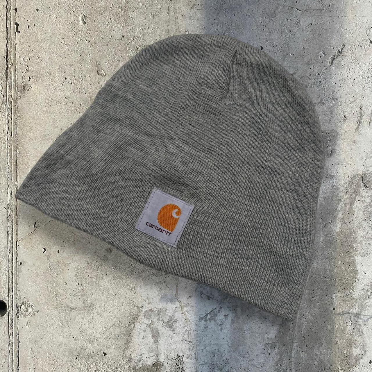 Carhartt 2000s vintage workwear Skater embroidered logo beanie hat