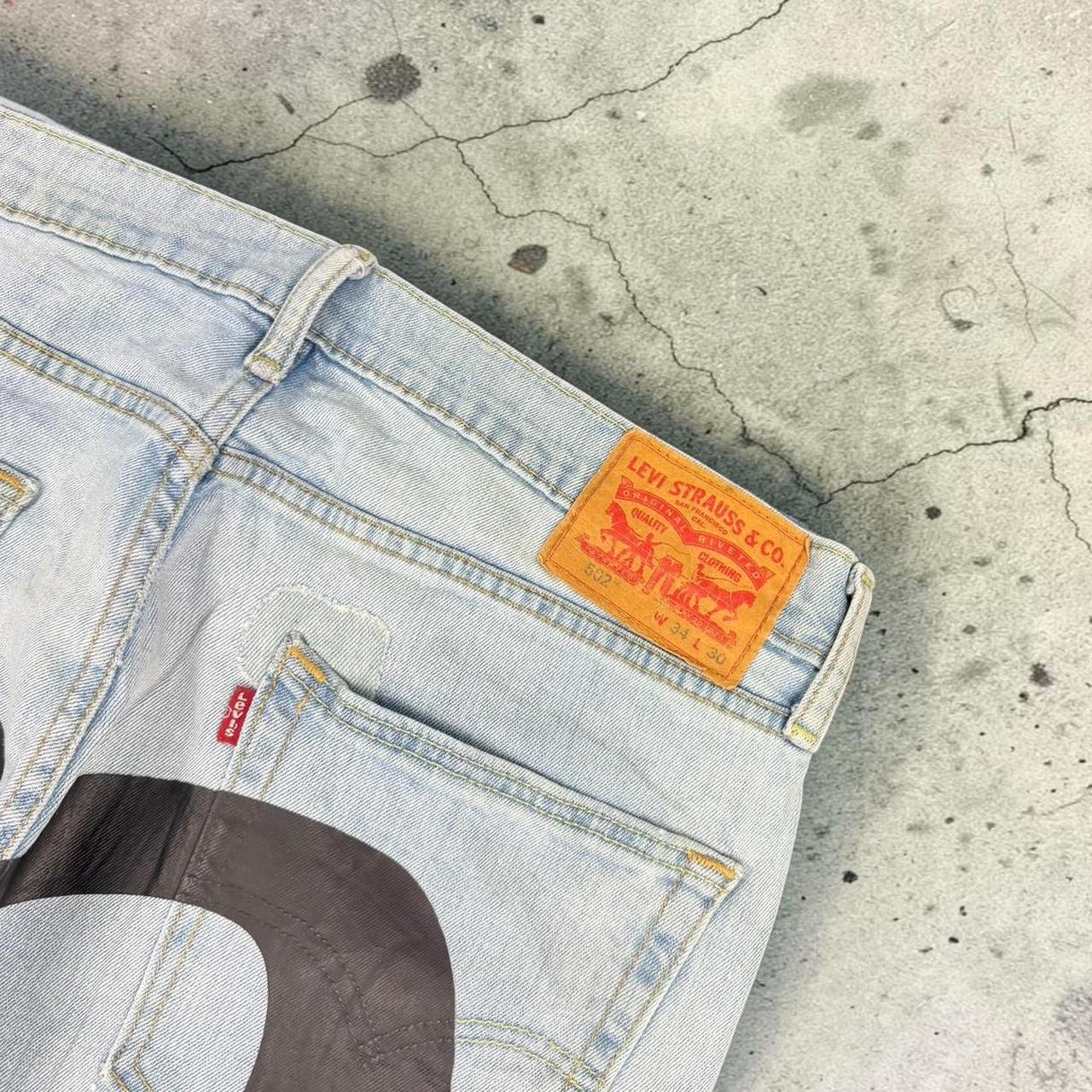 Levi's 502 x Evisu 2000s Reworked vintage