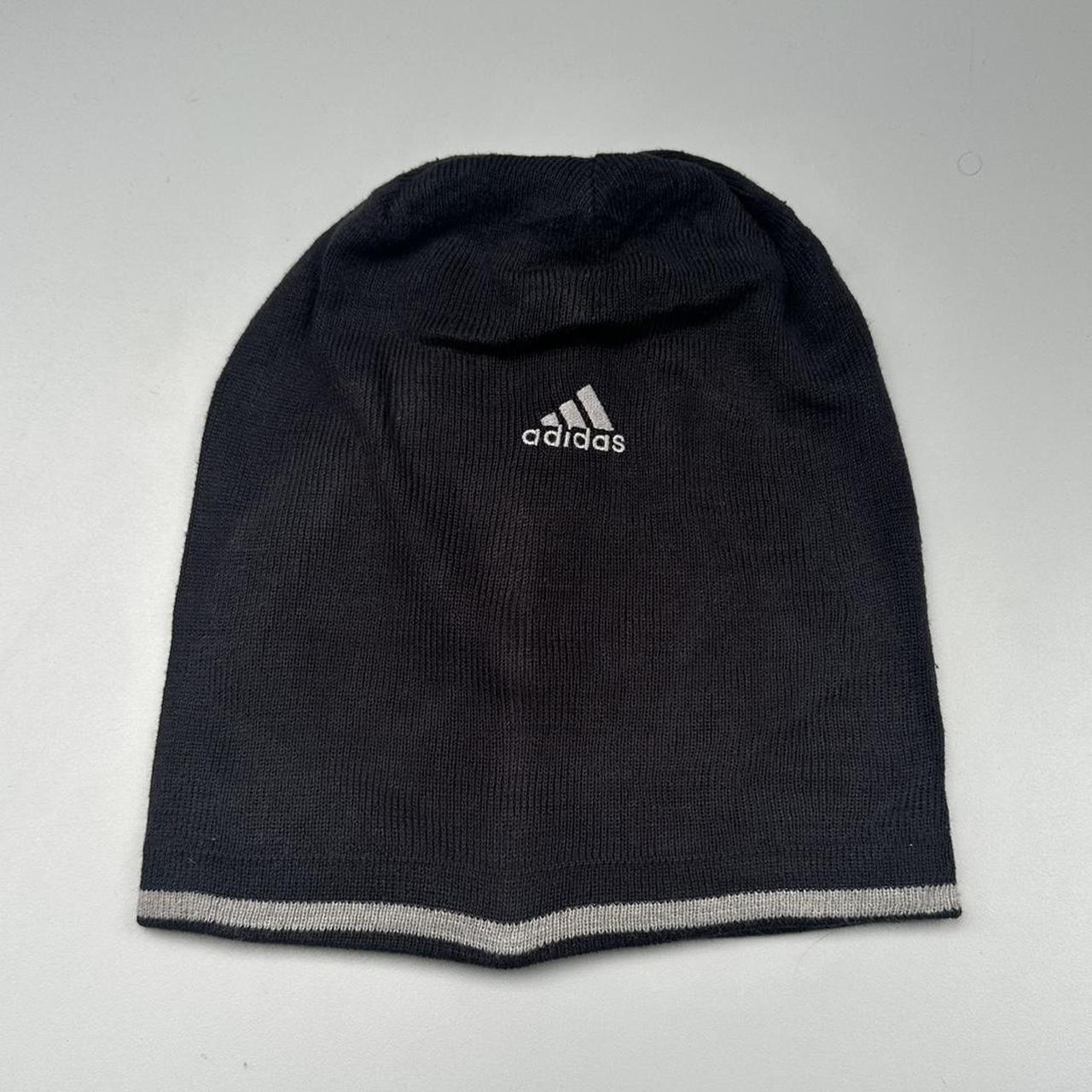 Adidas 2000s vintage Surfwear Skater embroidered logo beanie hat