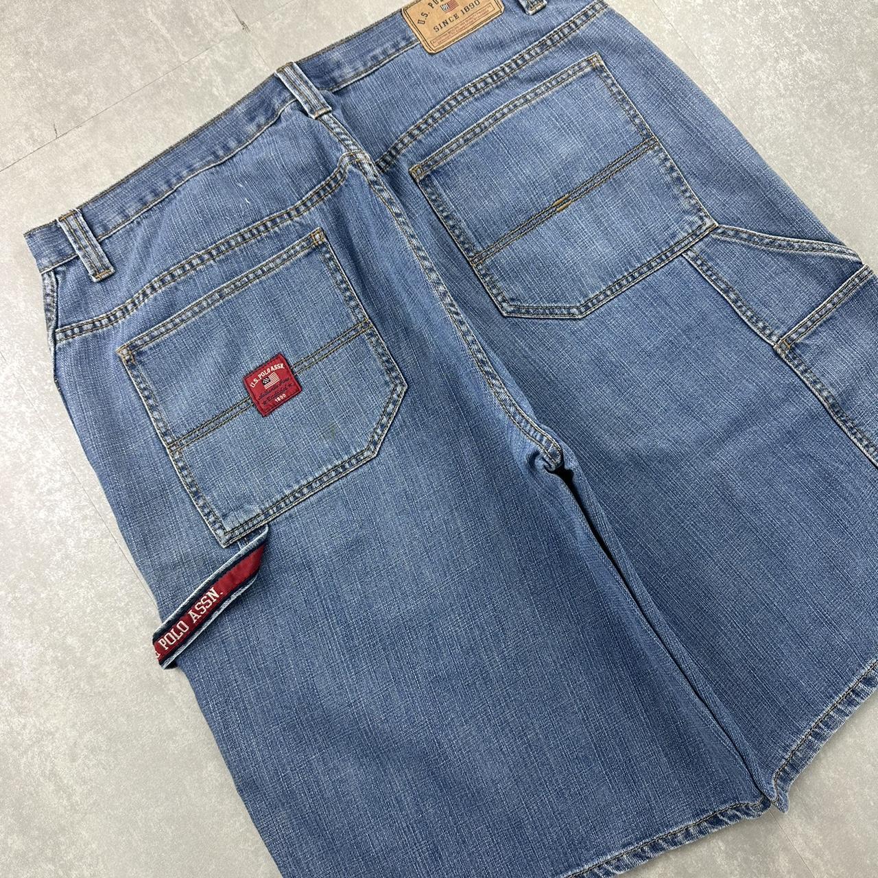 US Polo Assn 2000s spellout carpenter style jorts